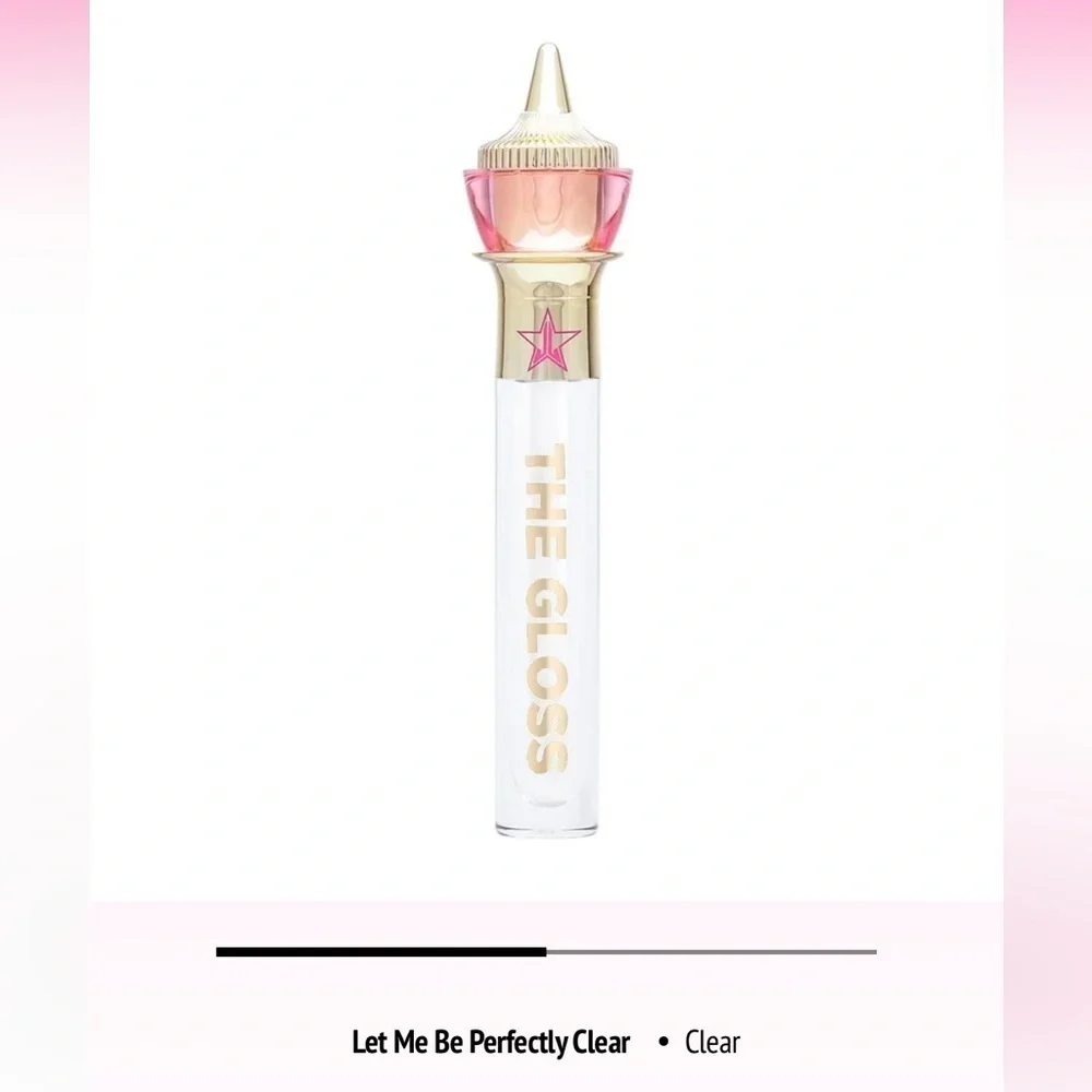 Jeffree Star The Gloss, in color Let Me Be Perfectly Clear. New!